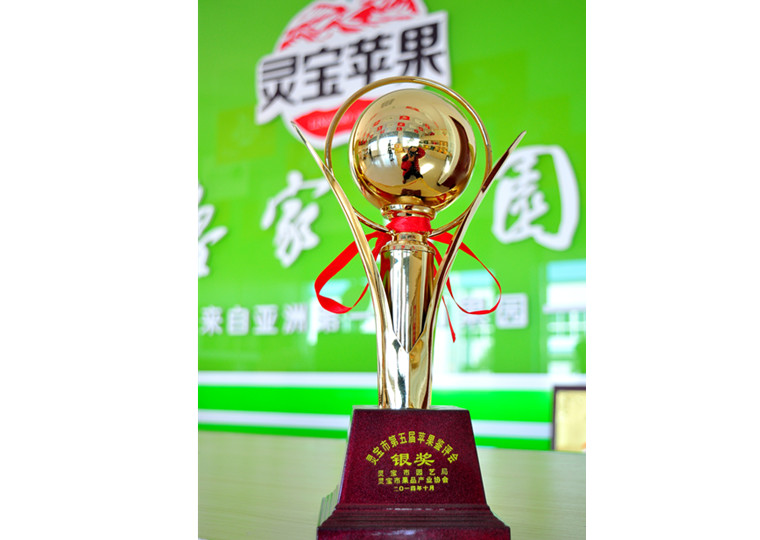 灵宝市第五届苹果鉴评会银奖